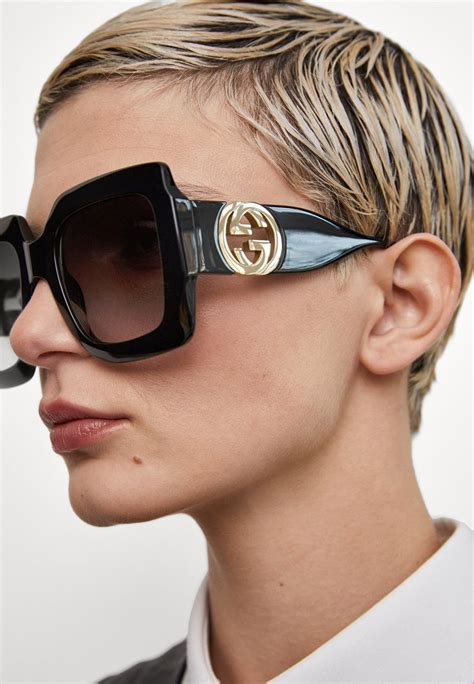 gucci oversized zonnebril|Gucci Sunglasses for Women .